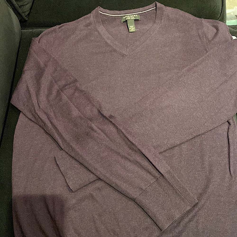 Mens Banana Republic Medium V Neck Pullover